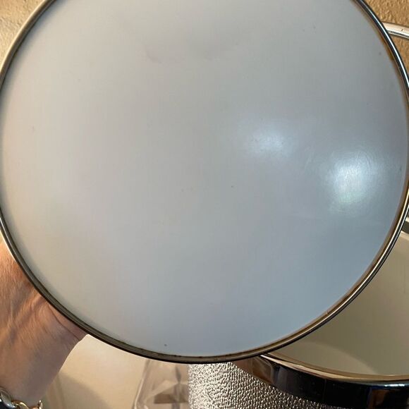 Vintage MCM Starburst Silver Metal Atomic Ice Bucket - Picture 10 of 16